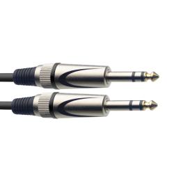 Stagg SAC1PS DL, kabel stereo JACK/stereo JACK, 1m