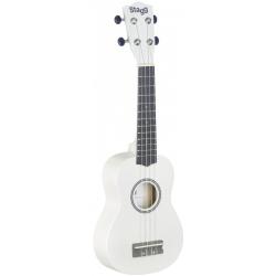 Stagg US WHITE, sopránové ukulele, bílé