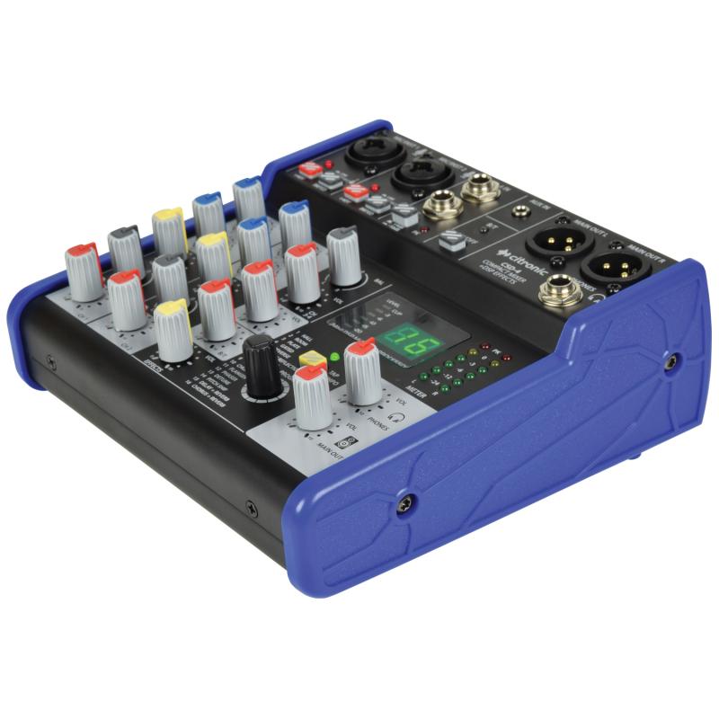 Citronic CSD-4 Kompaktní mixážní pult s Bluetooth a DSP