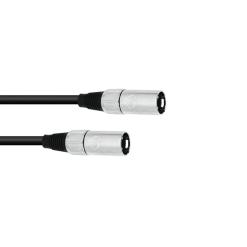 Omnitronic propojovací kabel XLR samec / XLR samec, 0,2 m