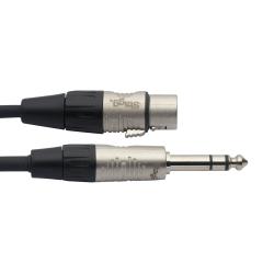 Stagg NAC3PSXFR, kabel stereo JACK/XLR, 3m