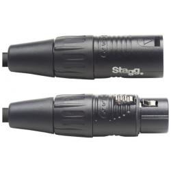 Stagg NDX3R-3, DMX kabel, 3pin XLR, 110 Ohm, délka 3m
